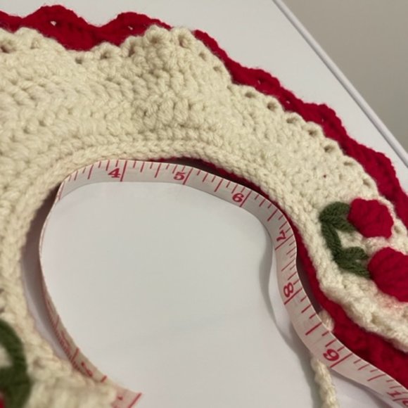 Crochet Handmade Pet Collar for Cats or Dogs - Picture 8 of 8